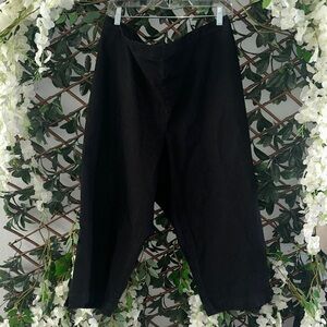 Alfred Dunner Men's Classic Black Khakis